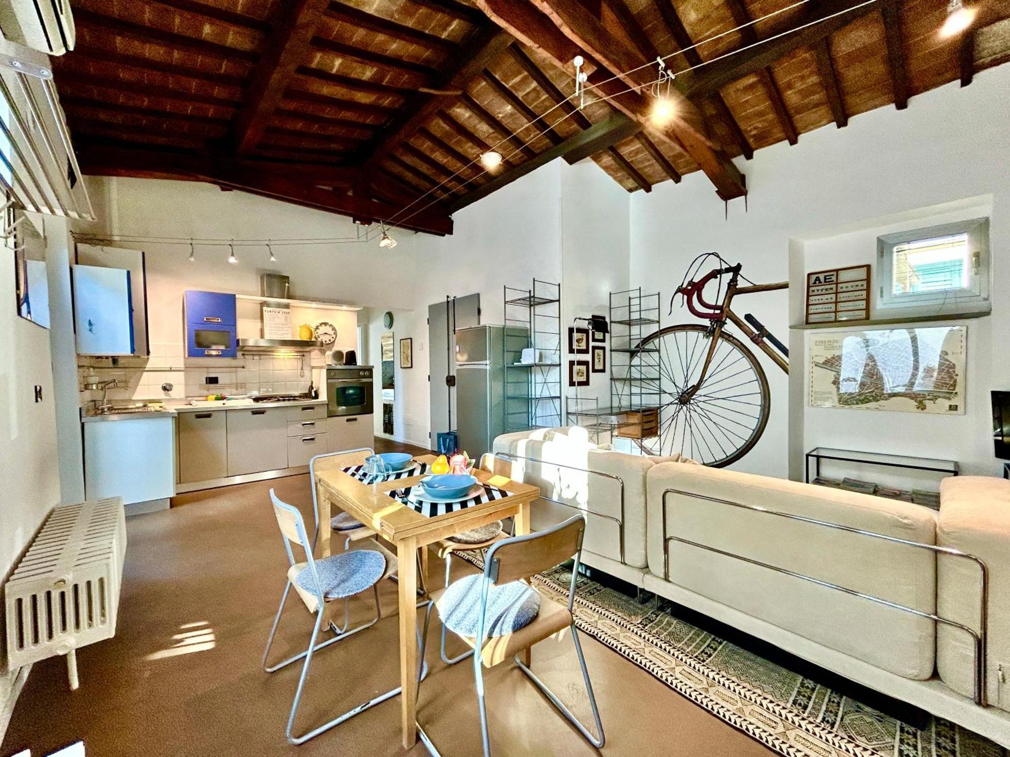 Bright House With Terrace In Santa Croce Apartment Firenze Bagian luar foto